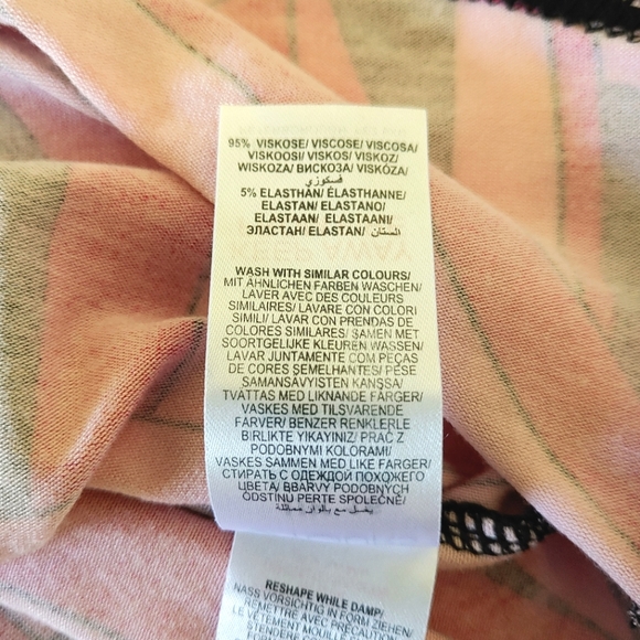 💟Yours Limited Collection Y2k pink psychedelic babydoll mini dress. Size 16UK - Picture 8 of 10